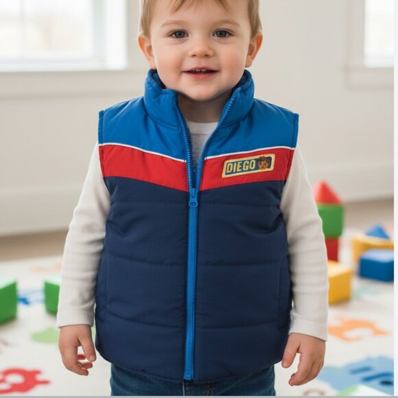 Nick Jr Diego Lightweight Colourblock Vest size 2T - Picture 1 of 8
